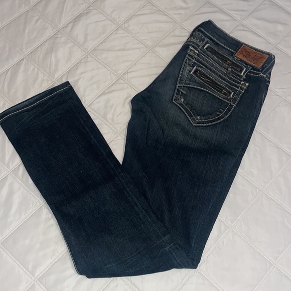 Limited Edition Robins Jean. Size 28. With turquoise studs. Rock n roll vibe - Picture 6 of 9